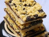 Prunes Chocolate Chunk Crumble Bars/Пирожные с Черносливом и Шоколадом