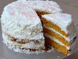 Pumpkin Coconut Cake/Тыквенный Торт с Кокосом