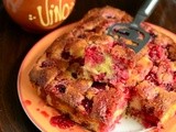 Raspberry and Lemon Coffee Cake/ Малиновый Пирог с Лимоном