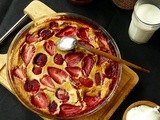 Skinny Strawberry Ricotta Clafoutis/ Диетический Клафути с Рикоттой