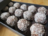 Vegan Coconut Chocolate Truffles