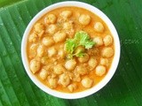Chana Masala With Coconut / Chole Kurma