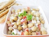 Chickpea Yogurt Salad....step by step