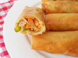 Chinese Spring Rolls with Chicken