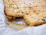 Chocolatechips Cookie Bars.....step by step