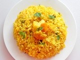 Easy Vegetable Pulao In Pressure Cooker /Tahiri Pulao