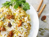 Hyderabadi Shrimp (prawns) Biriyani...step by step