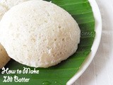 Idli Recipe / Idli Batter in a Mixie / Blender