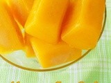 Mango Ice Cubes