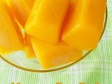 Mango Ice Cubes