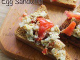 Peppers And Egg Sandwich Recipe - Healthy Breakfast Recipes