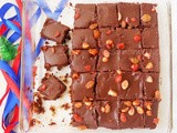 Rum and Raisin Brownies / Christmas Brownies