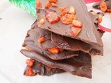 Rum and Raisin Chocolate Bark / Christmas Chocolate Bark