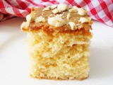 Southern Caramel Sheet Cake....step by step