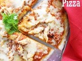 Tandoori Chicken Pizza (no knead food processor pizza dough)