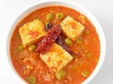 Tofu Matar Masala Curry Recipe