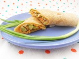 Whole Wheat Salad Wrap Recipe...step by step