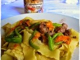 Pasta con Peperoncino e Fiori di Zucca