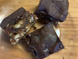 3-ingredient Chocolate Covered Nutty Date Bars