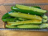 Asian Pickled Cucumber Sticks . . . fast and easy