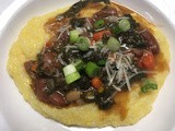 Bean Stew over Creamy Polenta