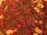 Beef & Bean Bake for tailgating