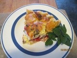 Blt – Bacon & Tomato Pie served w/ a lettuce salad