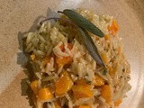 Butternut Squash Risotto made with orzo
