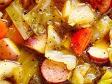 Cabbage, Sausage & Potato Soup - German inspired
