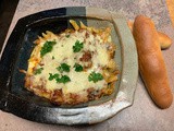 Cheesy Sausage Penne a make ahead  hot dish 