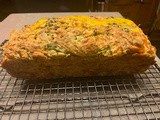 Cheesy Zucchini & Chive Quick Bread