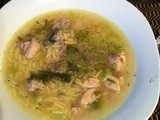 Chicken Orzo Soup – an upscale take on the chicken noodle stuff