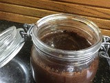 Chocolate Sauce made with coconut milk