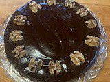 Chocolate walnut torte