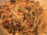 Crimini-Coconut Pasta Sauce