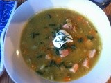 Crockpot Split Pea Soup with Ham