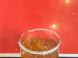 Drinks at Las Hefas in Hays — Fig Margaritas