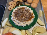 Easy Caramel Dip with Toffee Bits