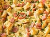 Eggs Benedict Casserole with make-ahead directions