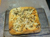 Flatbread in 5: Rosemary & Onion Focaccia Bread