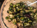 For the holidays—Ree Drummond's Brussels Sprouts with Balsamic and Cranberries