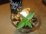 Fresh Blackberry Parfait  -- blackberries & balsamic