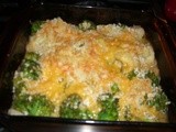 Going green with gratin! Broccoli & Cauliflower Gratin