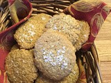 Homemade English Oat Crackers