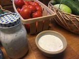 Homemade Ranch Dip/Dressing using fresh herbs