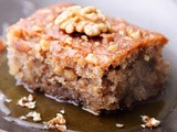 Honey-drenched Greek Walnut Cake