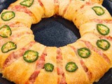 Hot Ham & Cheese Wreath