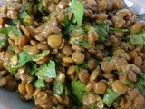 Indian Spiced Lentils – a great side dish or a vegetarian main dish