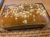 Land of Kansas Bread with wheat, sunflower seeds, flax, oats, honey & local milk, eggs & butter