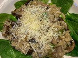 Mushroom & Asparagus Orzo Risotto